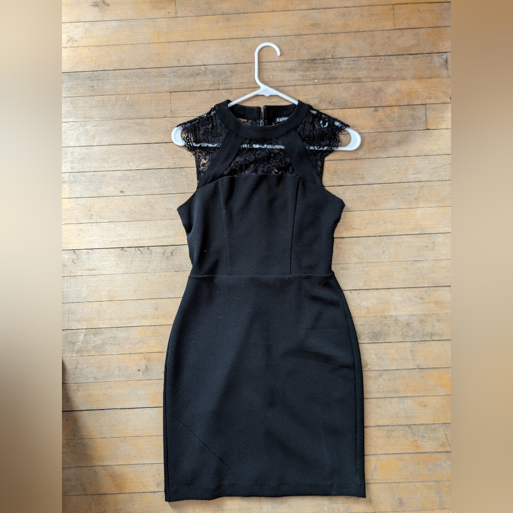 Gorgeous Sexy Black Lace Dress from Express